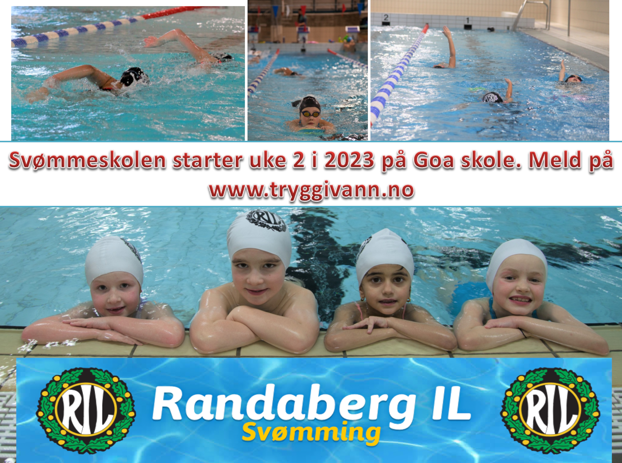 Svømmeskolen starter opp uke 2 i 2023!
